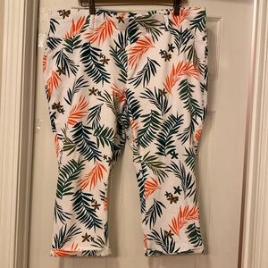 Terra Sky Capris, size 2x(20W-22W) Color as shown in photo